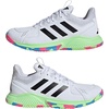 image:imageadidas Womens Court Flight Indoor Volleyball Volleyball Sneakers Shoes  PinkWhiteBlackGreen Spark