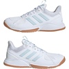 image:imageadidas Womens Court Flight Indoor Volleyball Volleyball Sneakers Shoes  PinkWhiteIce BlueGum