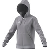 image:imageadidas Womens Entrada 26 Fullzip HoodieTeam Light Graywhite