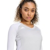 image:imageadidas Womens Quickset Volleyball Long Sleeve JerseyTeam Light Grey