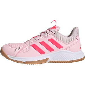 image:imageadidas Womens Court Flight Indoor Volleyball Volleyball Sneakers Shoes  PinkDistilled PinkSolar TurboGum