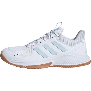 image:imageadidas Womens Court Flight Indoor Volleyball Volleyball Sneakers Shoes  PinkWhiteIce BlueGum