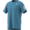image:imageAdidas Mens Club Tennis Climacool 3Stripes TShirtSignal Cyan