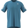 image:imageAdidas Mens Club Tennis Climacool 3Stripes TShirtSignal Cyan