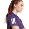 image:imageAdidas Womens Club Tennis Climacool 3Stripes TShirtAurora Plum