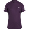 image:imageAdidas Womens Club Tennis Climacool 3Stripes TShirtAurora Plum