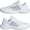 image:imageAdidas Womens Gamecourt 2 WSneakerWhiteSilver MetallicSilver Metallic