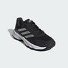 image:imageadidas Womens Courtjam Control 3 Tennis Sneakers Shoes  WhiteBlackSilver MetallicGrey