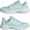 image:imageadidas Womens Courtjam Control 3 Tennis Sneakers Shoes  WhiteHalo MintWhiteSilver Metallic