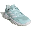 image:imageadidas Womens Courtjam Control 3 Tennis Sneakers Shoes  WhiteHalo MintWhiteSilver Metallic