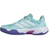 image:imageadidas Womens Courtjam Control 3 Tennis Sneakers Shoes  WhiteSemi Flash AquaWhiteCobalt Blue