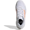 image:imageadidas Womens Courtjam Control 3 Tennis Sneakers Shoes  WhiteWhiteBeam OrangeCrystal White