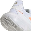 image:imageadidas Womens Courtjam Control 3 Tennis Sneakers Shoes  WhiteWhiteBeam OrangeCrystal White