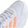image:imageadidas Womens Courtjam Control 3 Tennis Sneakers Shoes  WhiteWhiteBeam OrangeCrystal White