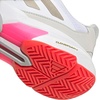 image:imageadidas Womens Courtjam Control 3 Tennis Sneakers Shoes  WhiteWhiteIron MetallicLucid Red