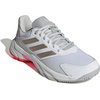 image:imageadidas Womens Courtjam Control 3 Tennis Sneakers Shoes  WhiteWhiteIron MetallicLucid Red