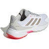 image:imageadidas Womens Courtjam Control 3 Tennis Sneakers Shoes  WhiteWhiteIron MetallicLucid Red