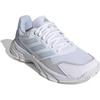 image:imageadidas Womens Courtjam Control 3 Tennis Sneakers Shoes  WhiteWhiteSilver Metallic