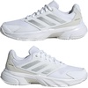 image:imageadidas Womens Courtjam Control 3 Tennis Sneakers Shoes  WhiteWhiteSilver MetallicGrey
