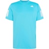 image:imageAdidas Mens Club Tennis Climacool 3Stripes TShirtSignal Cyan