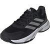 image:imageadidas Womens Courtjam Control 3 Tennis Sneakers Shoes  WhiteBlackSilver MetallicGrey
