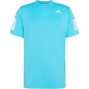 image:imageAdidas Mens Club Tennis Climacool 3Stripes TShirtSignal Cyan