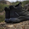 image:imageAdidas Womens Terrex Anylander Mid Top Rainrdy Hiking SneakersBlackBlackGrey