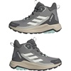 image:imageAdidas Womens Terrex Anylander Mid Top Rainrdy Hiking SneakersGreyOff WhiteGrey