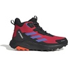image:imageAdidas Womens Terrex Anylander Mid Top Rainrdy Hiking SneakersPure Ruby Semi Cobalt Blue Core Black