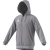 image:imageadidas Mens Entrada 26 Fullzip HoodieTeam Light GreyWhite