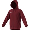 image:imageadidas Mens Entrada 26 Fullzip HoodieTeam Power RedWhite