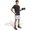 image:imageadidas Mens Workout Essentials Base Melange Woven ShortsHalo Silver Melange