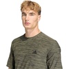 image:imageadidas Mens Workout Essentials Flex TShirtOlive Strata Melange