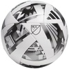 image:imageadidas Unisex MLS Soccer BallCompetition WhiteBlackSilver Metallic