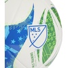 image:imageadidas Unisex MLS Soccer BallTraining WhiteGreenGlory BlueSolar Blue