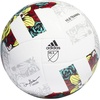 image:imageadidas Unisex MLS Soccer BallWhiteSolar YellowPower Blue