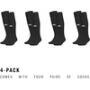 image:imageadidas Unisex Rivalry Soccer Socks 2 Pairs OvertheCalf2NegroBlanco