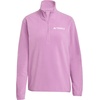 image:imageadidas Womens Terrex Multi Essentials Halfzip Fleece Hiking JacketPreloved Purple