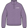 image:imageadidas Womens Terrex Multi Essentials Halfzip Fleece Hiking JacketPreloved Purple