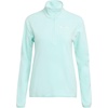 image:imageadidas Womens Terrex Multi Essentials Halfzip Fleece Hiking JacketSemi Flash Aqua
