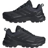 image:imageadidas Womens Terrex Skychaser Ax5 Hiking Hiking Sneakers Shoes  Brown GreyBlackBlackSemi Flash Aqua