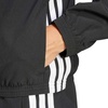image:imageadidas Womens Train Essentials 3Stripes Woven Warm Up JacketBlackWhite