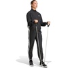 image:imageadidas Womens Train Essentials 3Stripes Woven Warm Up JacketBlackWhite