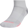 image:imageadidas mens Tech High Quarter Socks 3 Pairs Performance amp TrainingClear Onix GreyPure Turbo PinkPure Purple