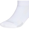 image:imageadidas mens Tech High Quarter Socks 3 Pairs Performance amp TrainingWhiteBlackGrey