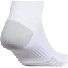 image:imageadidas mens Tech High Quarter Socks 3 Pairs Performance amp TrainingWhiteBlackGrey