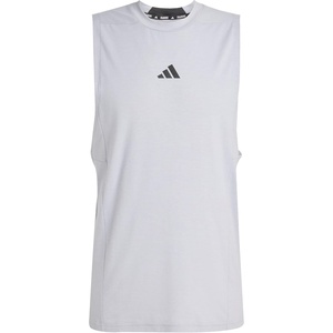 image:imageadidas Mens Designed for Training Workout Tank TopHalo SilverBlack
