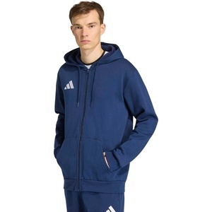 image:imageadidas Mens Entrada 26 Fullzip HoodieTeam Navy BlueWhite