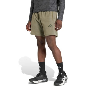 image:imageadidas Mens Workout Essentials Base Melange Woven ShortsOlive Strata Melange