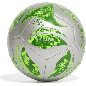 image:imageadidas Unisex MLS Soccer BallSilver MetallicGreen